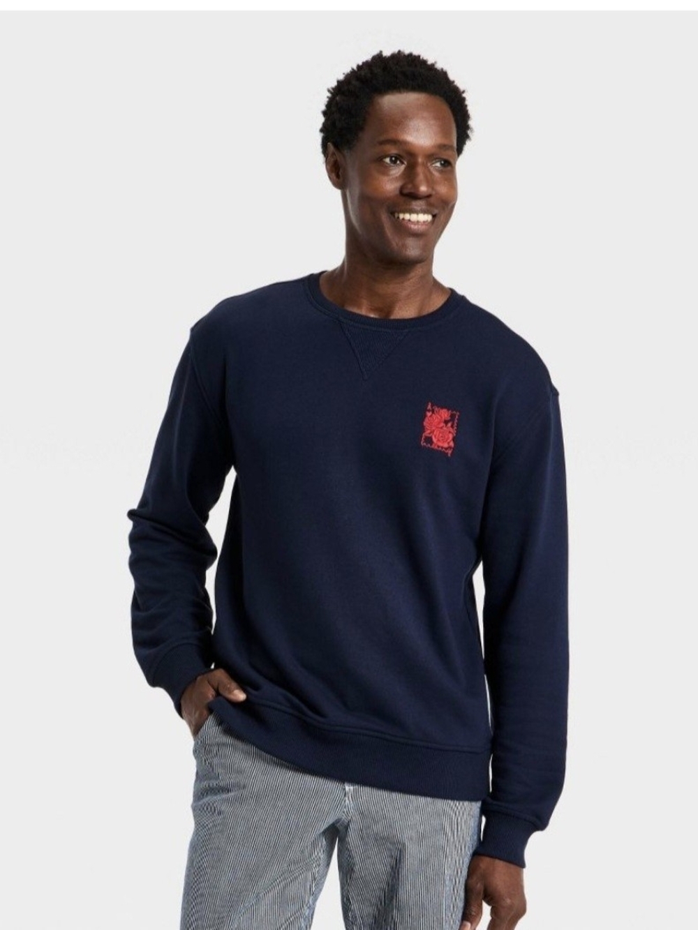Men's French Terry Graphic Sweatshirt - Goodfellow & Co M